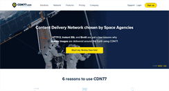 Desktop Screenshot of cdn77.com